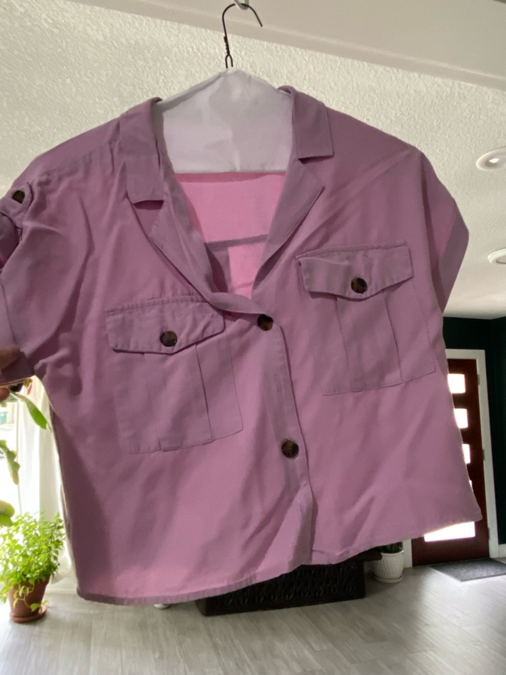 Bershka Pastel Purple Top